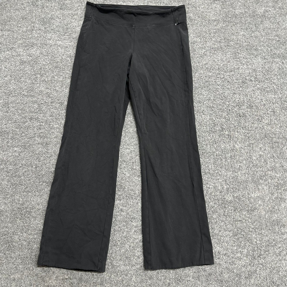 Lauren Ralph Lauren Pants Womens Size L Black Athletic Stretch Yoga Leggings